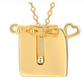 Polaroid Camera 14K Gold Steel Necklace