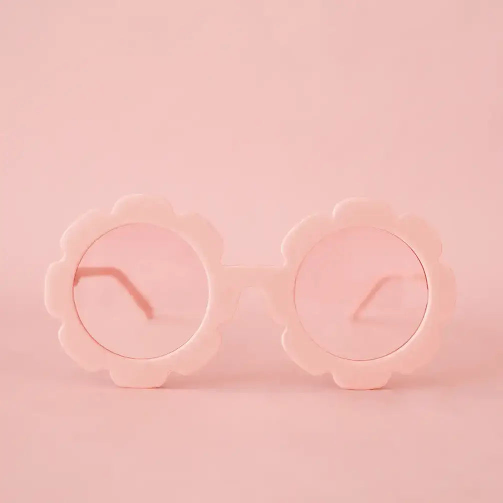 Adult Flower Sunglasses : Pink
