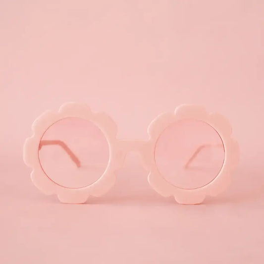 Adult Flower Sunglasses : Pink