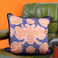 Bee Cushion Cover - Blue