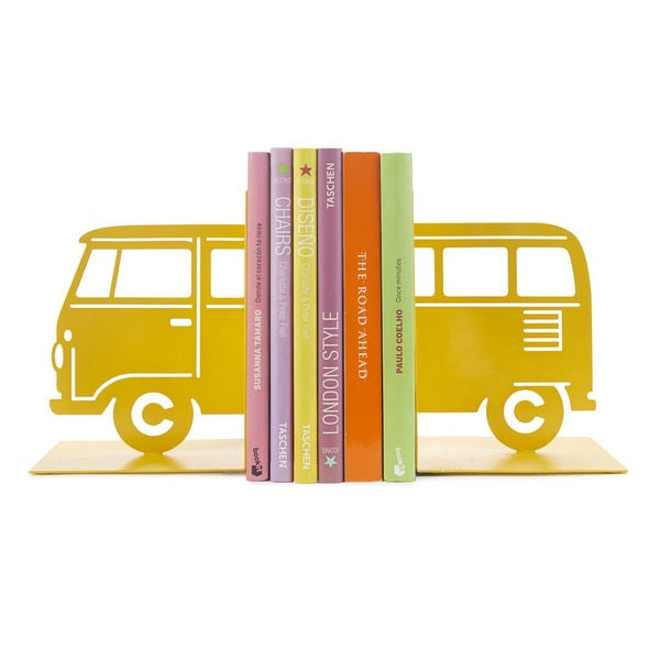 Retro VW Van Bookends