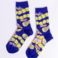 Yellow Owl Fun Socks