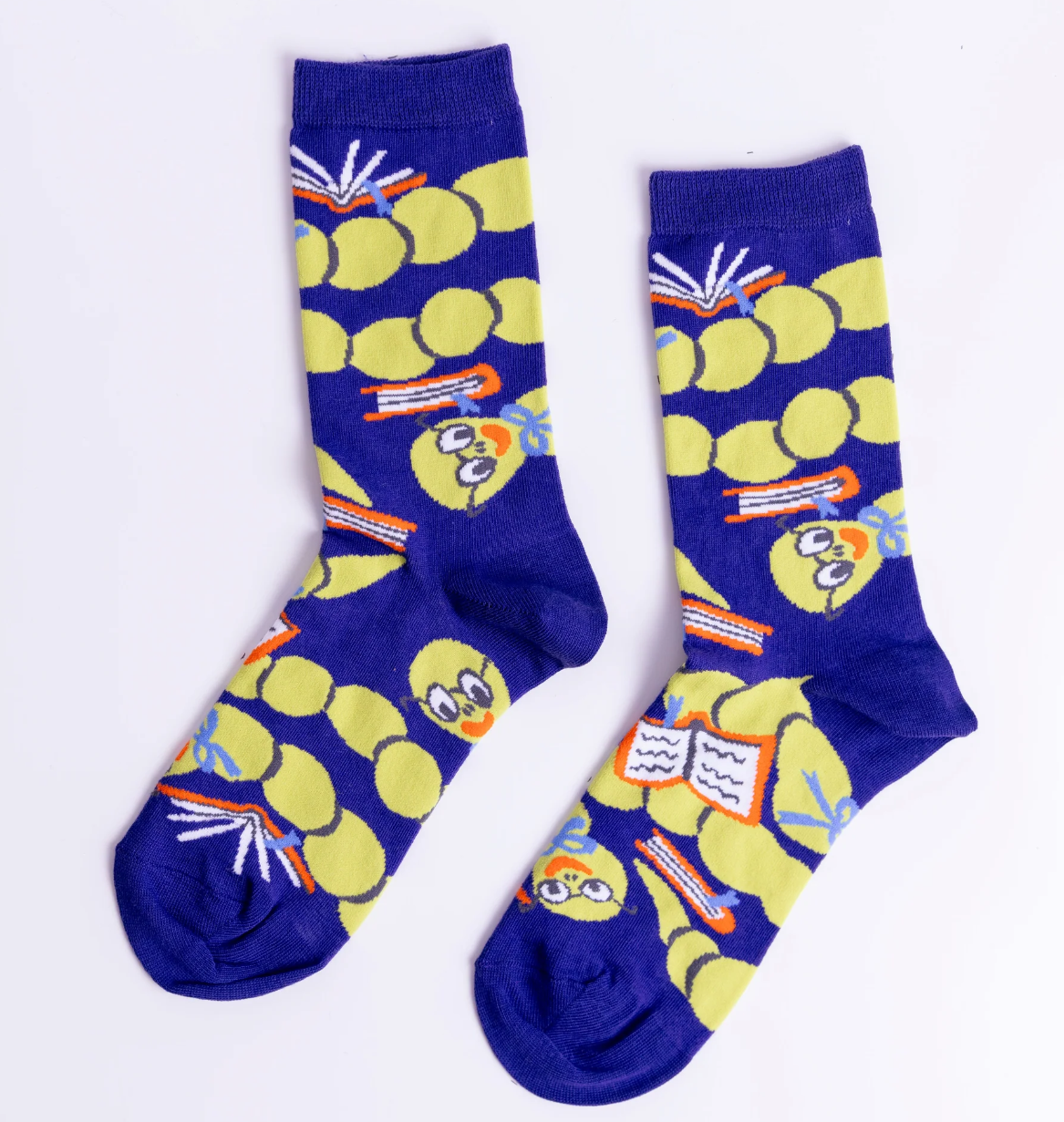 Yellow Owl Fun Socks