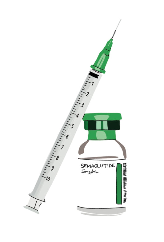 Ozempic Liquid Sparkle Glitter Christmas Ornament