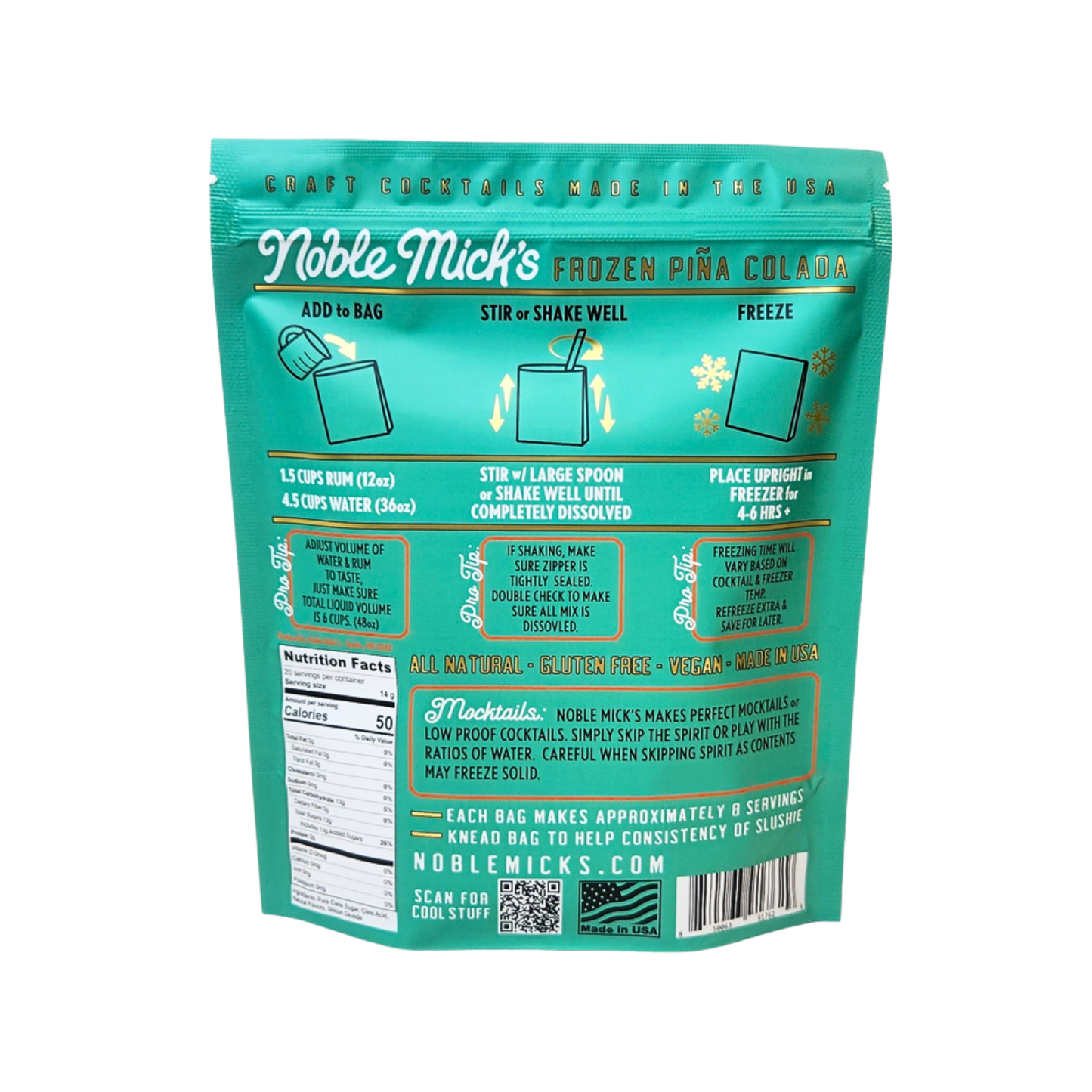 Pina Colada Frozen Cocktail