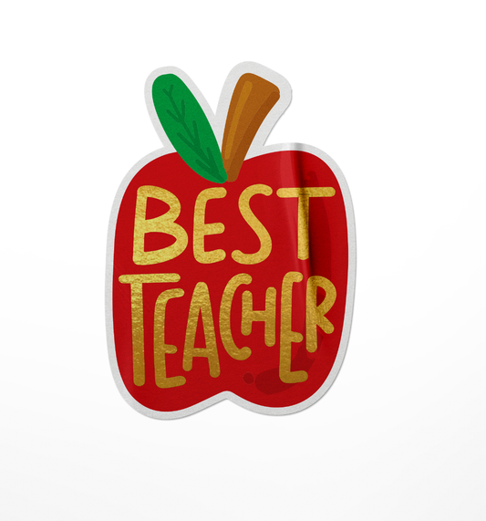 Best Teacher - Vinyl Sticker