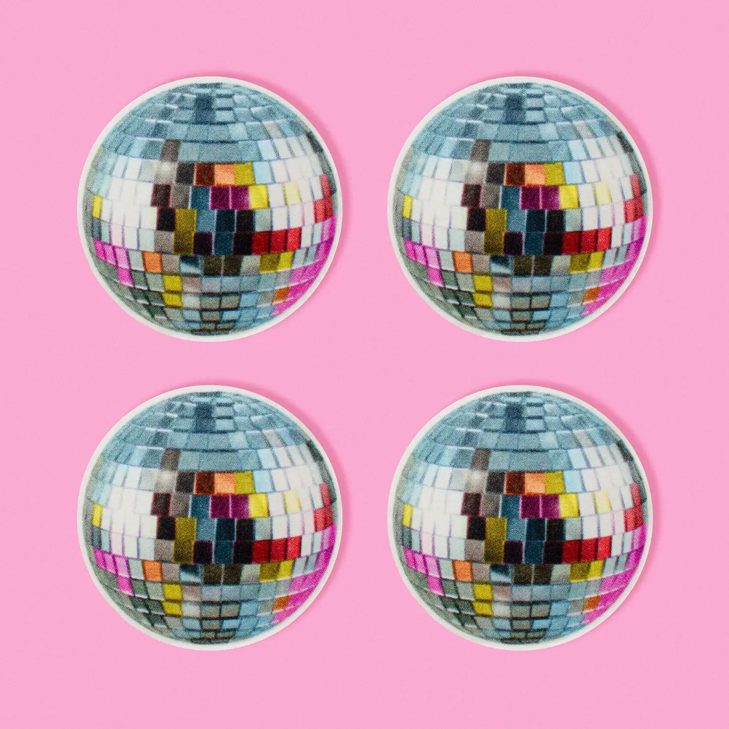 Disco Ball Bar Coasters