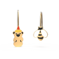 Honey Bee & Honey Bear Earrings