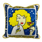 Babycham Cushion Cover - Blonde Lady