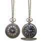 Classic Clock Roman Numerals Pocket Watch Necklace