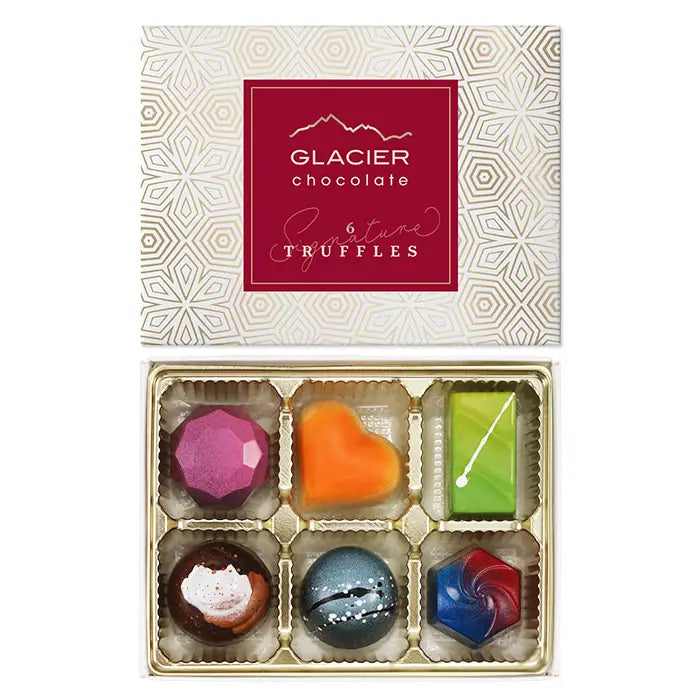 6 Piece Glacier Chocolate Holiday Box