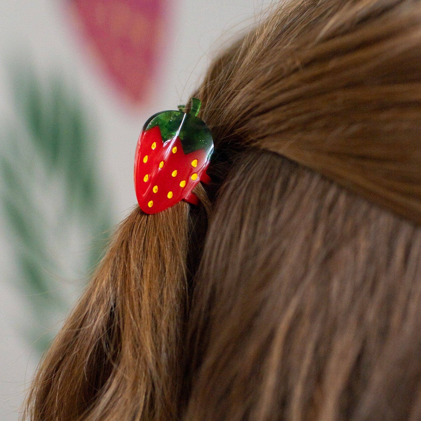 Mini Strawberry Hair Claw