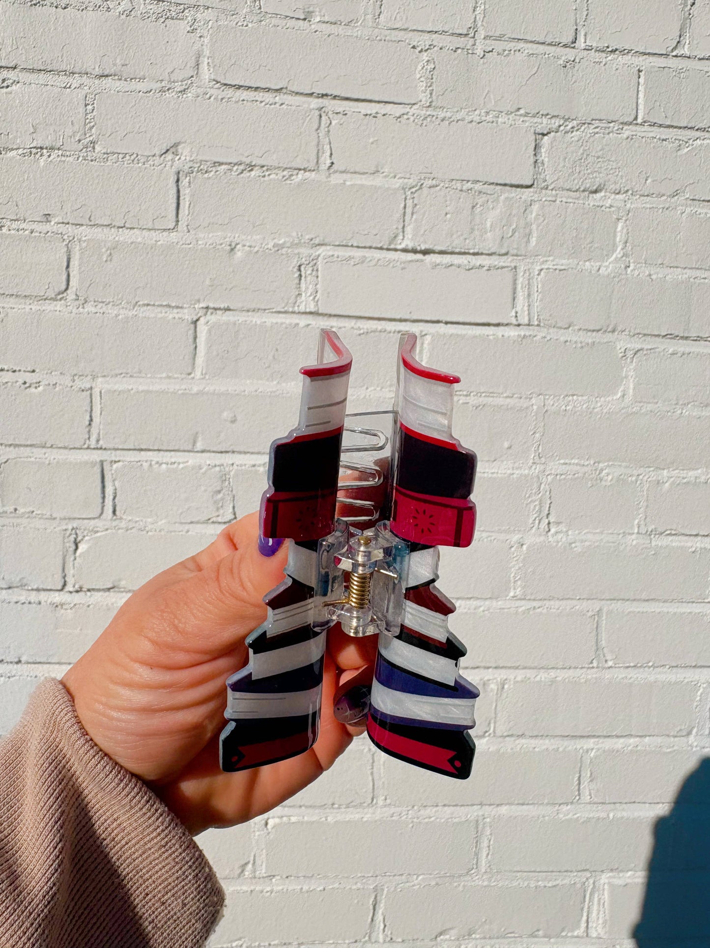 Black Book Stack Hair Claw