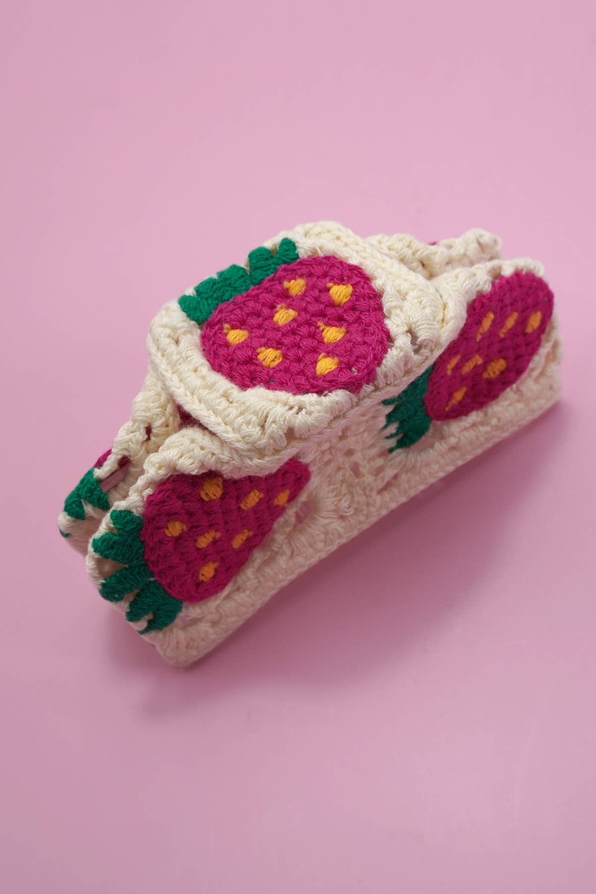 Handmade Crochet Hair Claw Clips