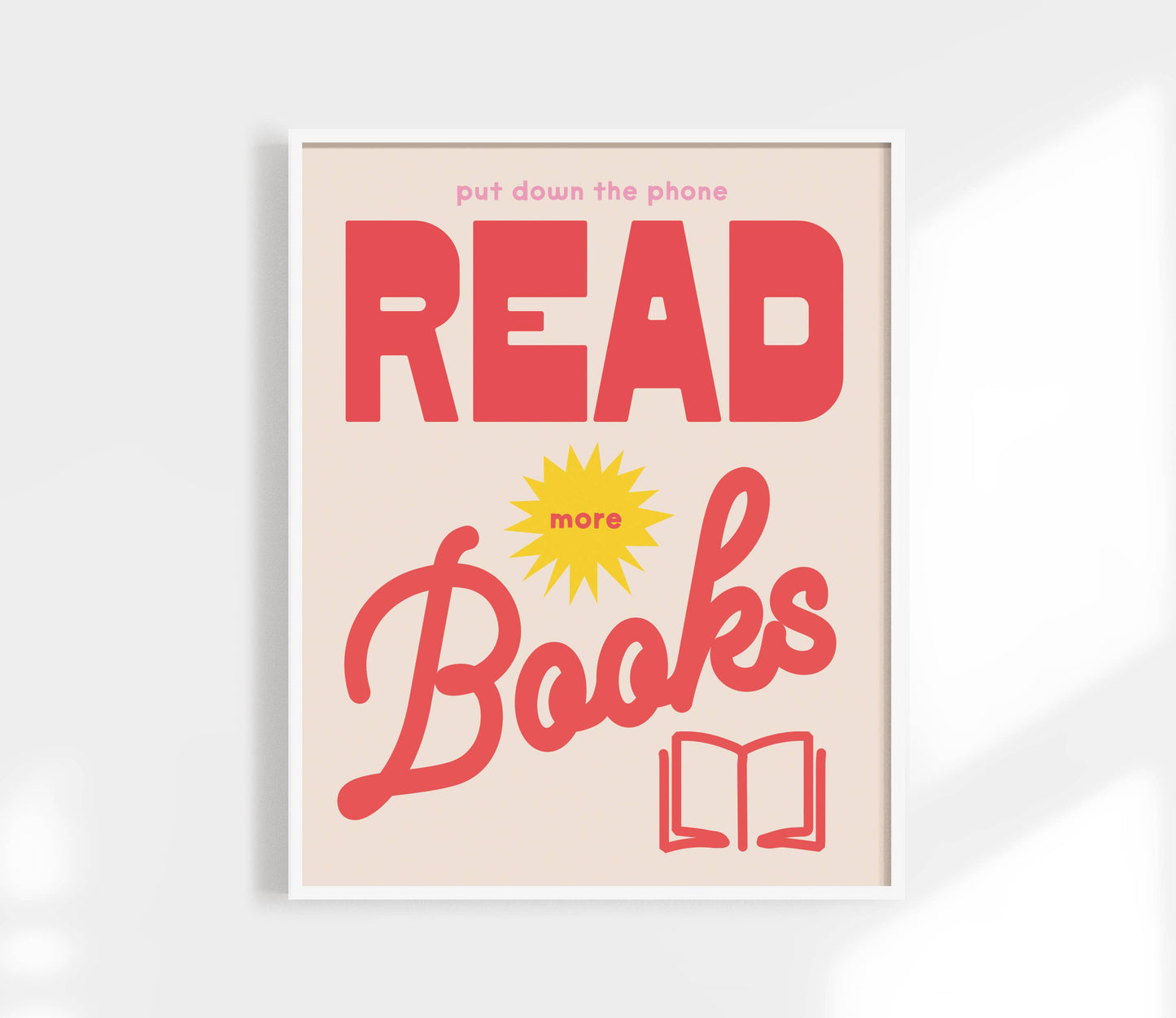 Read More Book Print 11x14