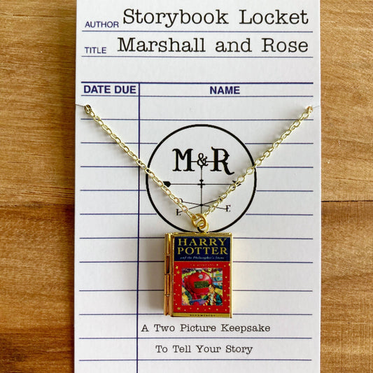 Harry Potter Book Locket Necklace