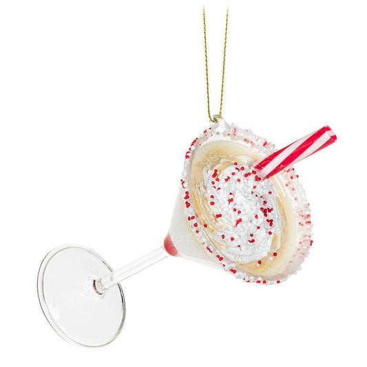 Christmas Martini Ornament-5"H