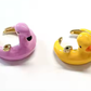 Duckie Pool Float Enamel Ring