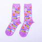 Yellow Owl Fun Socks