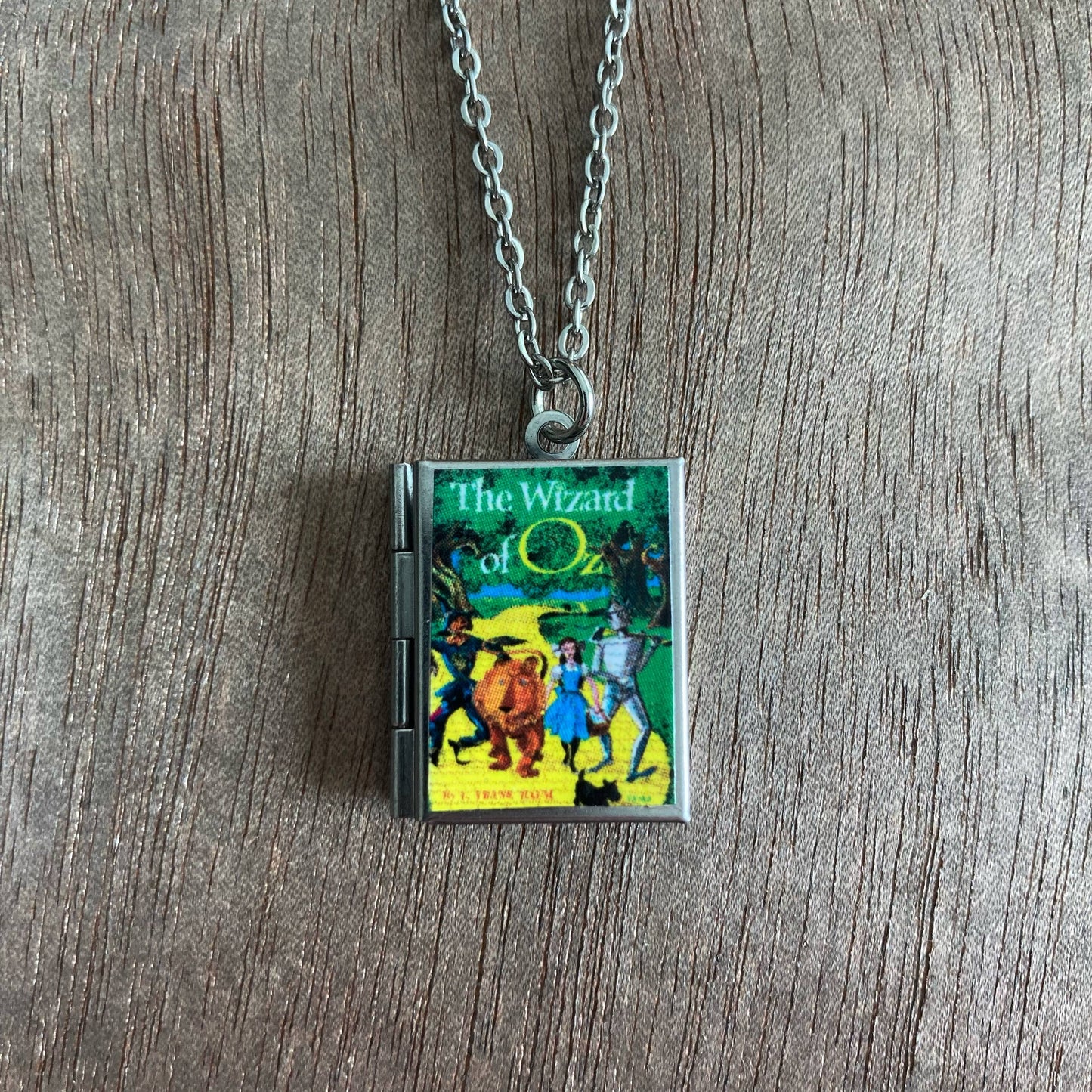 Book Locket The Wizard of Oz Necklace