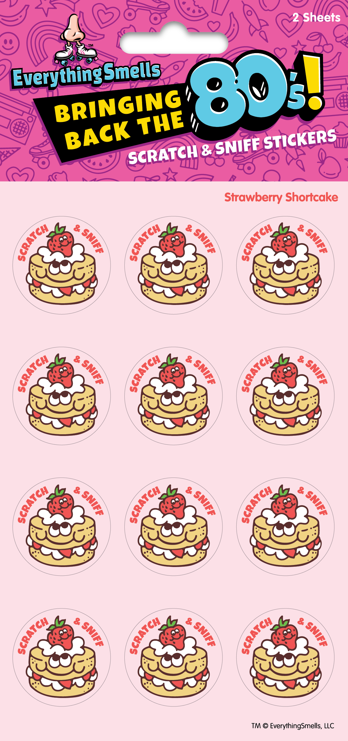 Strawberry Shortcake Scratch & Sniff Stickers