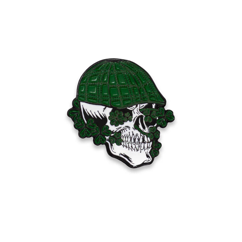 The Celtic Bone Skull Cap Pin by Boston Scally Co.