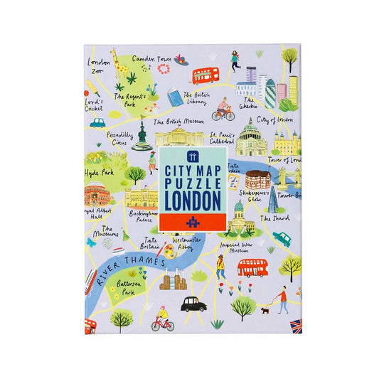 250 Piece London Map Jigsaw Puzzle and Poster