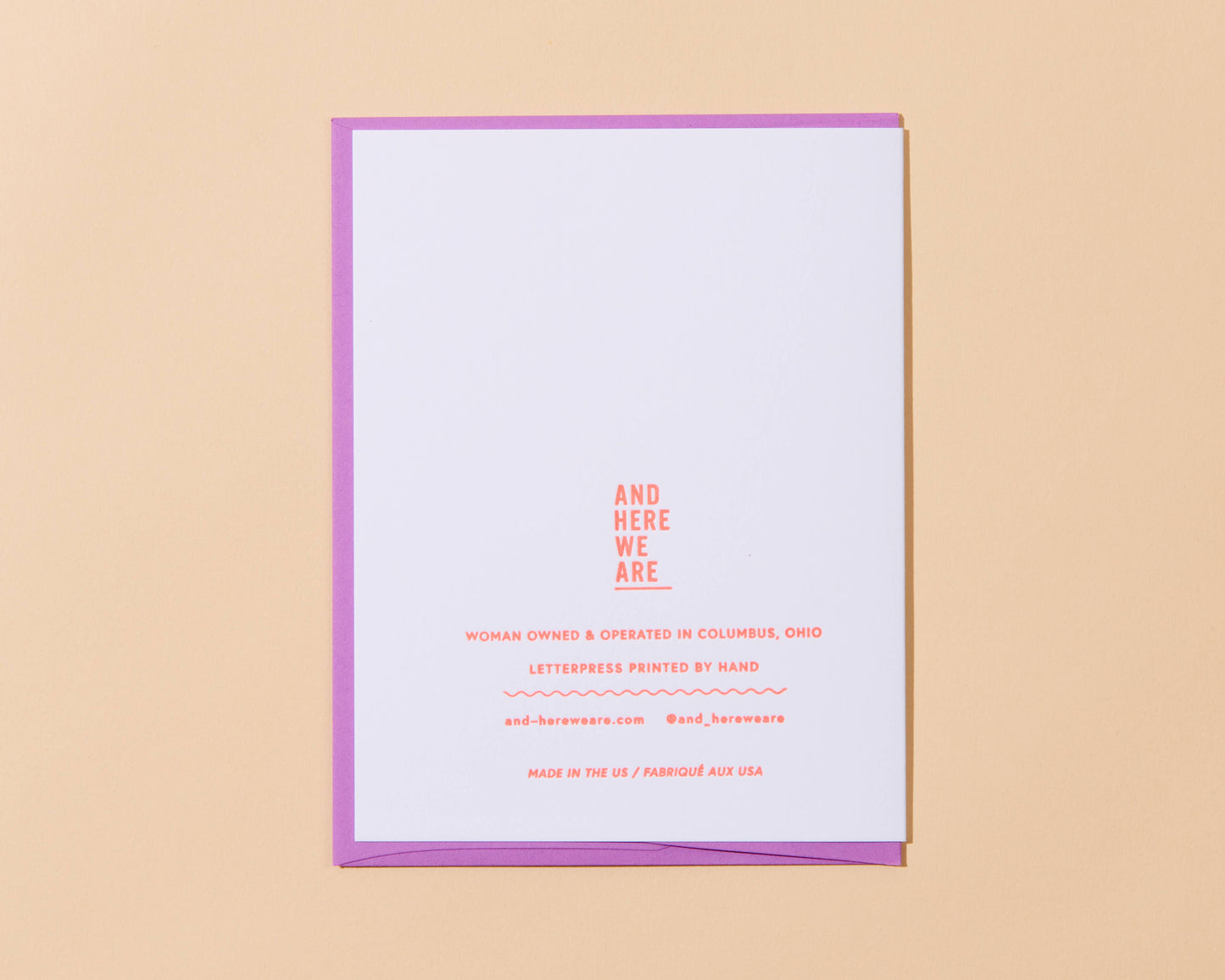 Thirst Trap Christmas Eve Letterpress Greeting Card