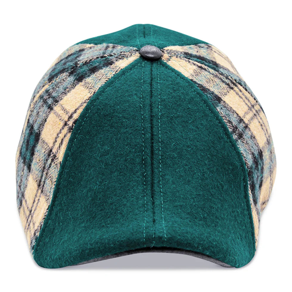 The Craic - Emerald and Ale Plaid Scally Cap by Boston Scally Co.