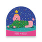 Holidays Card - Pink Poodle: Furry and Bright