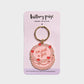 Just A Girl Vintage Cake Enamel Keychain Bag Charm