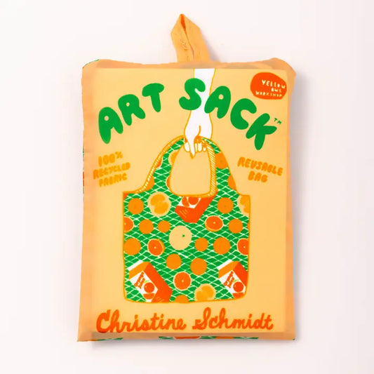 Yellow Owl Art Sacks