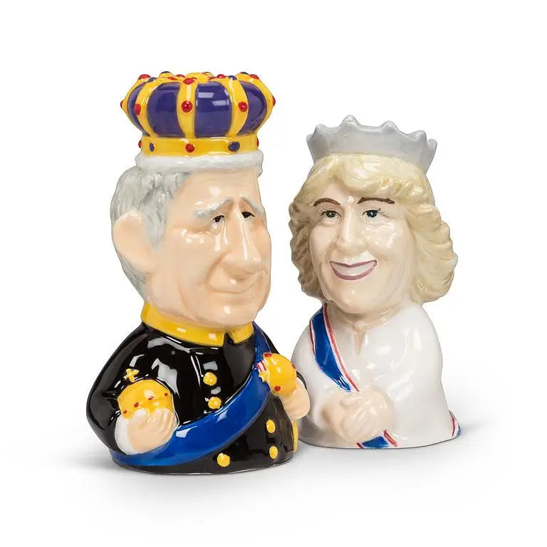 King & Queen Consort Salt & Pepper Shakers