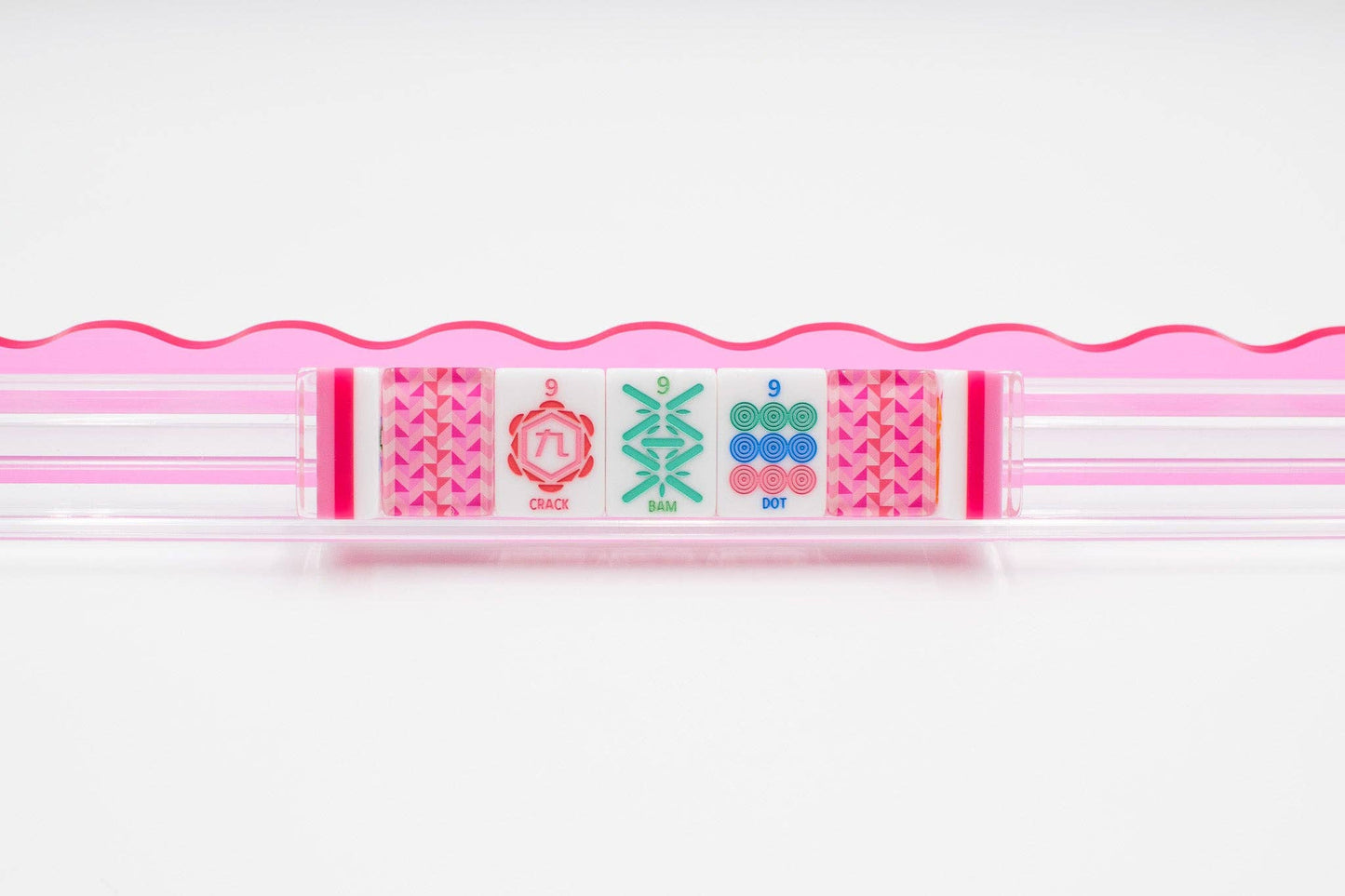Crystal Prism Pink | Mahjong with Bold Angles and Vibrant Vibes |