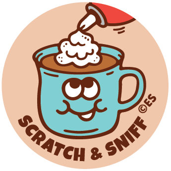 Hot Chocolate Scratch & Sniff Stickers