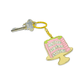 Confetti Cake Enamel Keychain