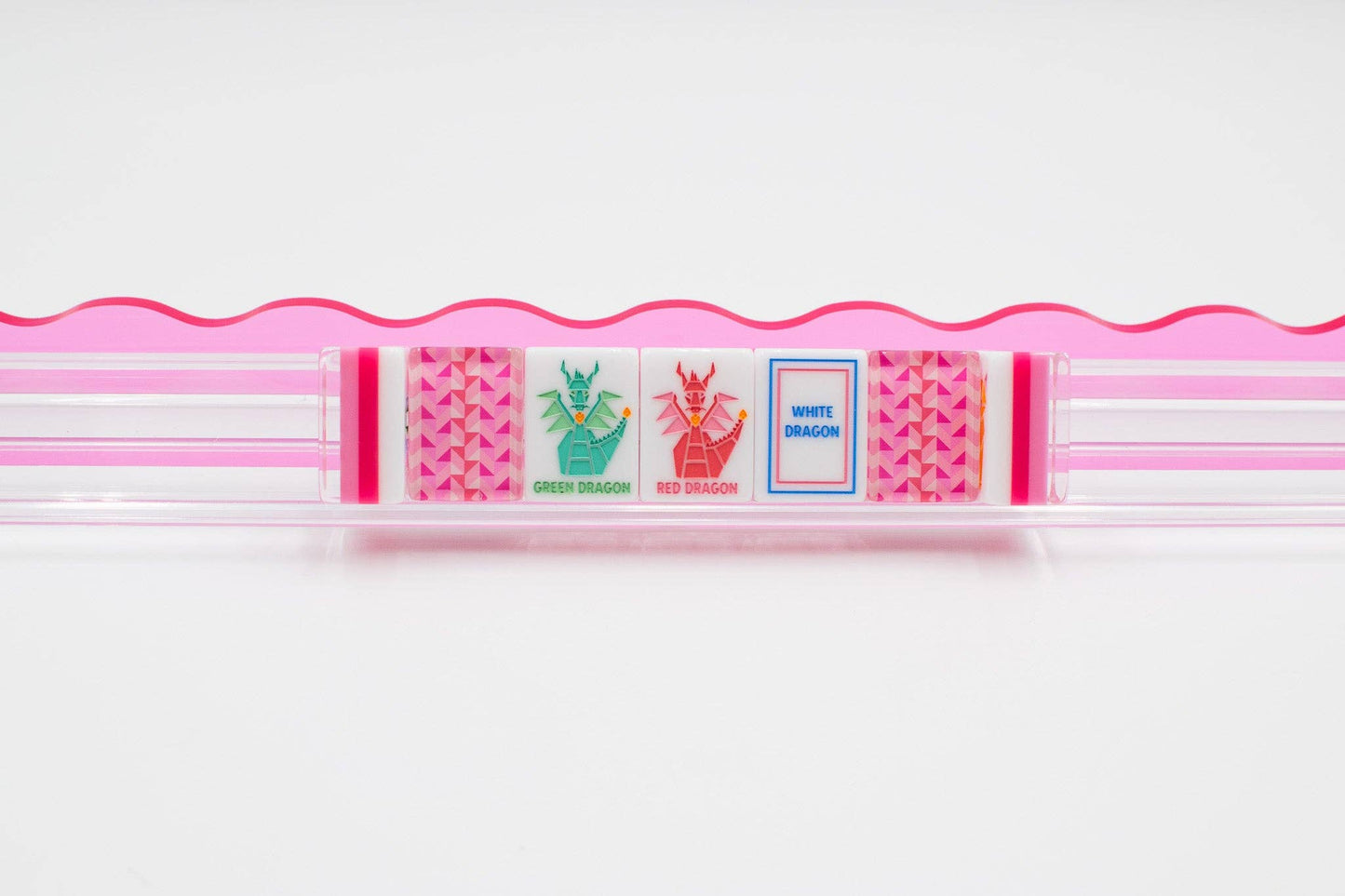 Crystal Prism Pink | Mahjong with Bold Angles and Vibrant Vibes |