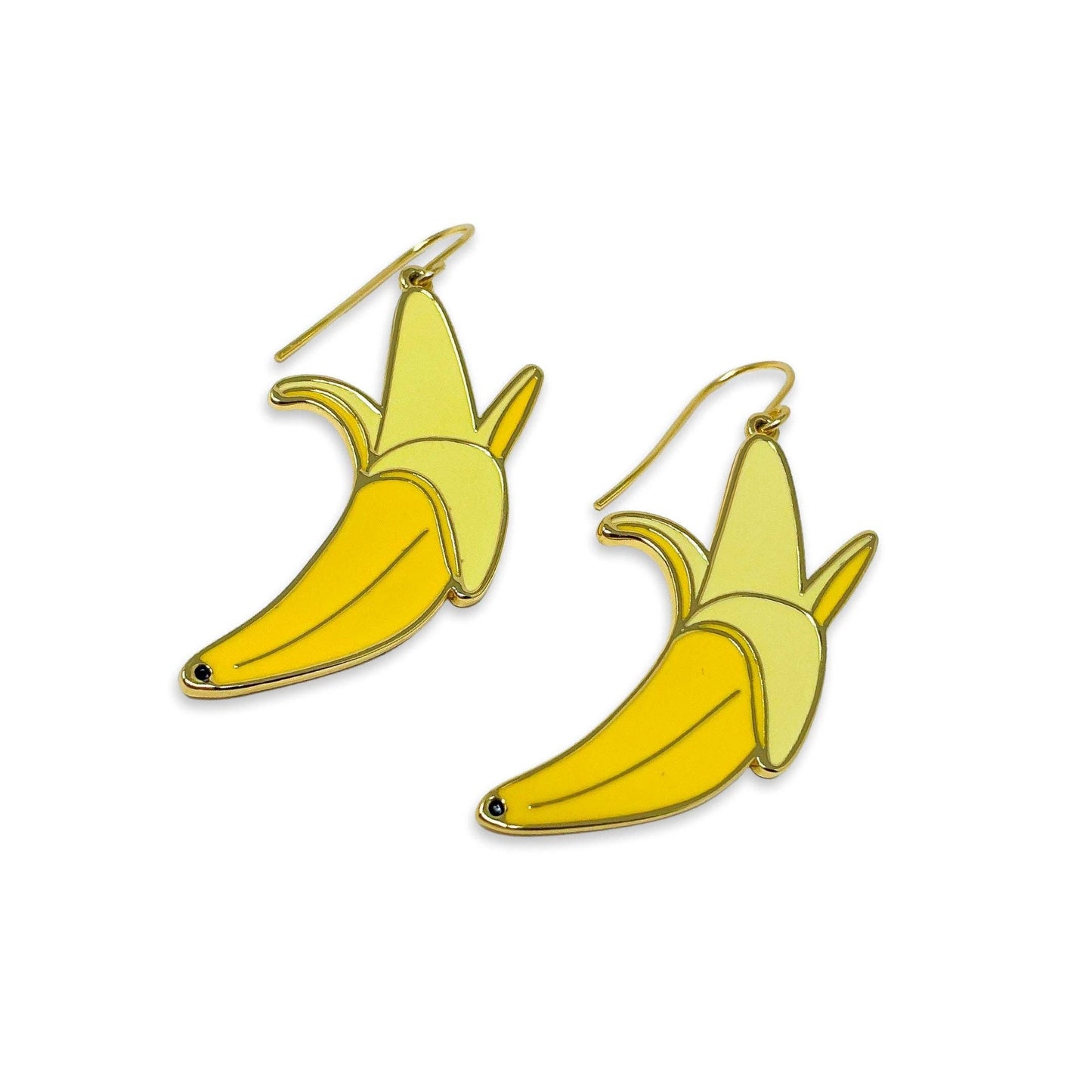 Peeled Banana Earrings