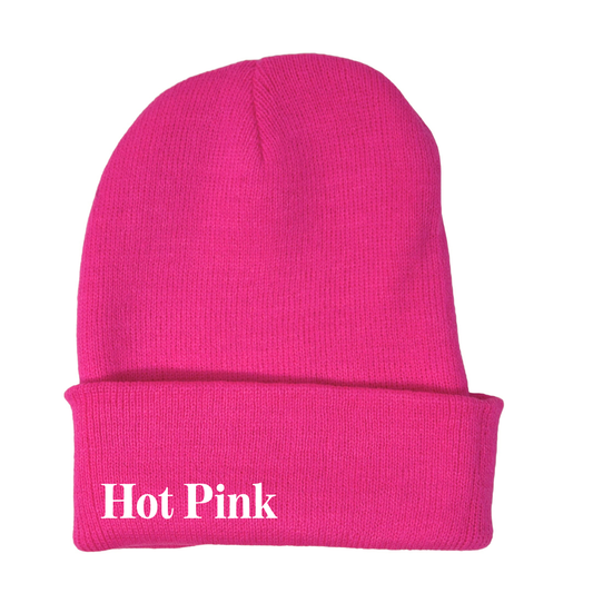 Bright Colored Knit Beanie