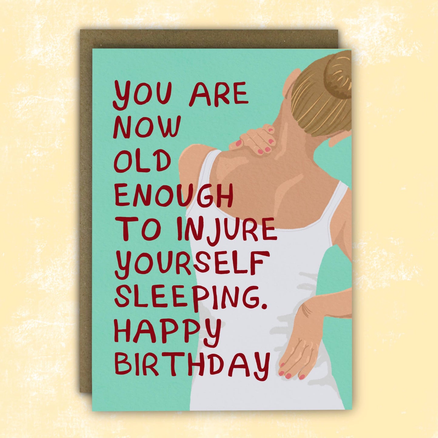 Sleep Injury Birthday Card