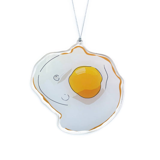 Fried Egg Christmas Ornament