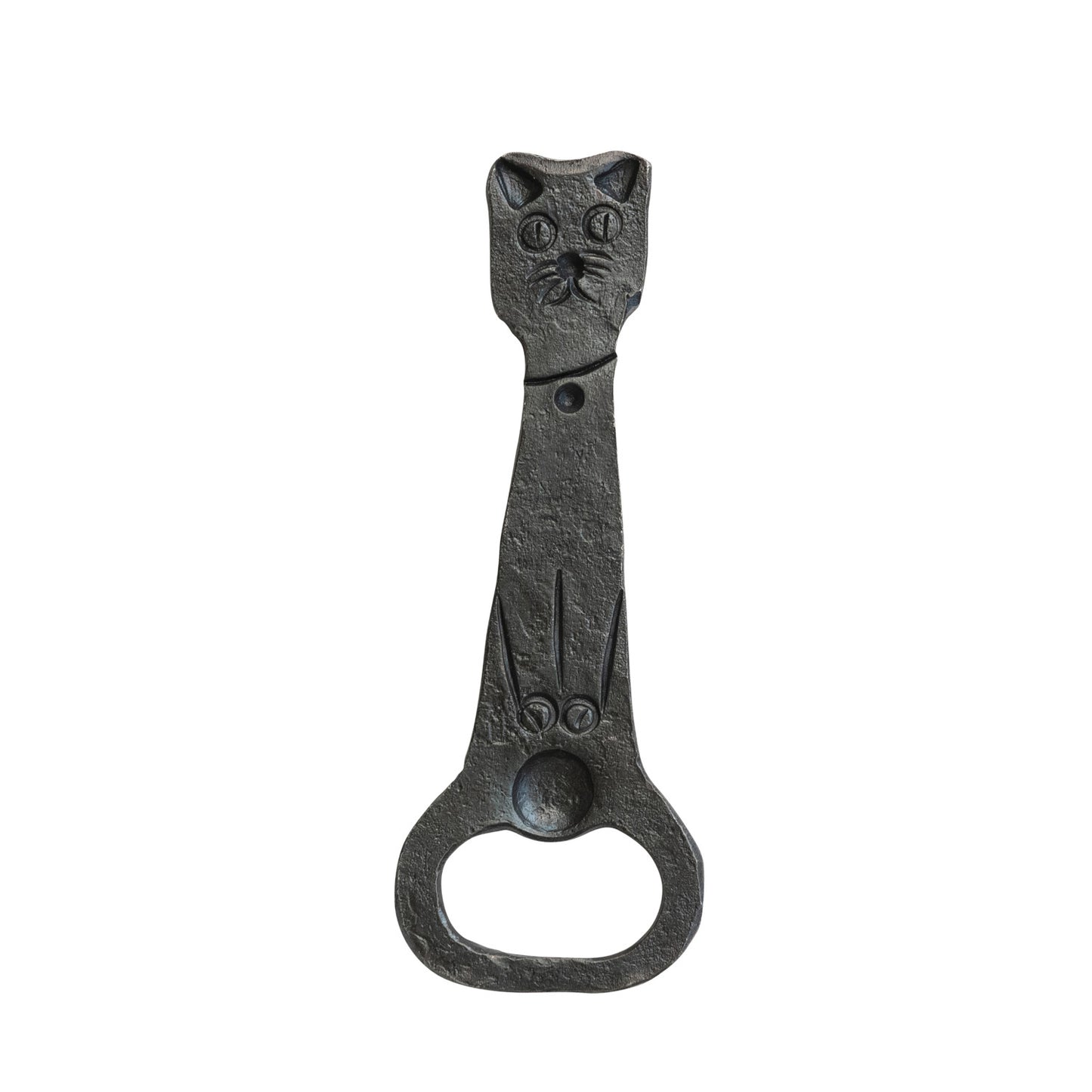 Cast Iron Vintage Reproduction Cat Shaped Bottle Opener