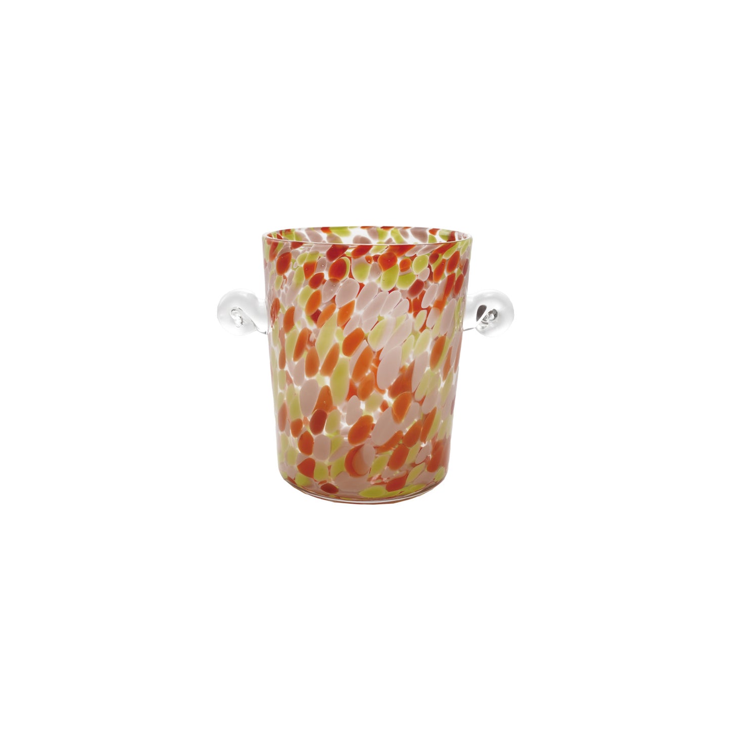 3-1/2 Quart Confetti Glass Ice Bucket with Handles