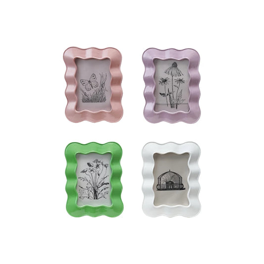 Resin Wavy Photo Frame 4x6