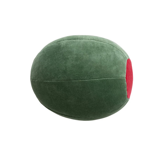 Cotton Velvet Olive Shaped Pillow
