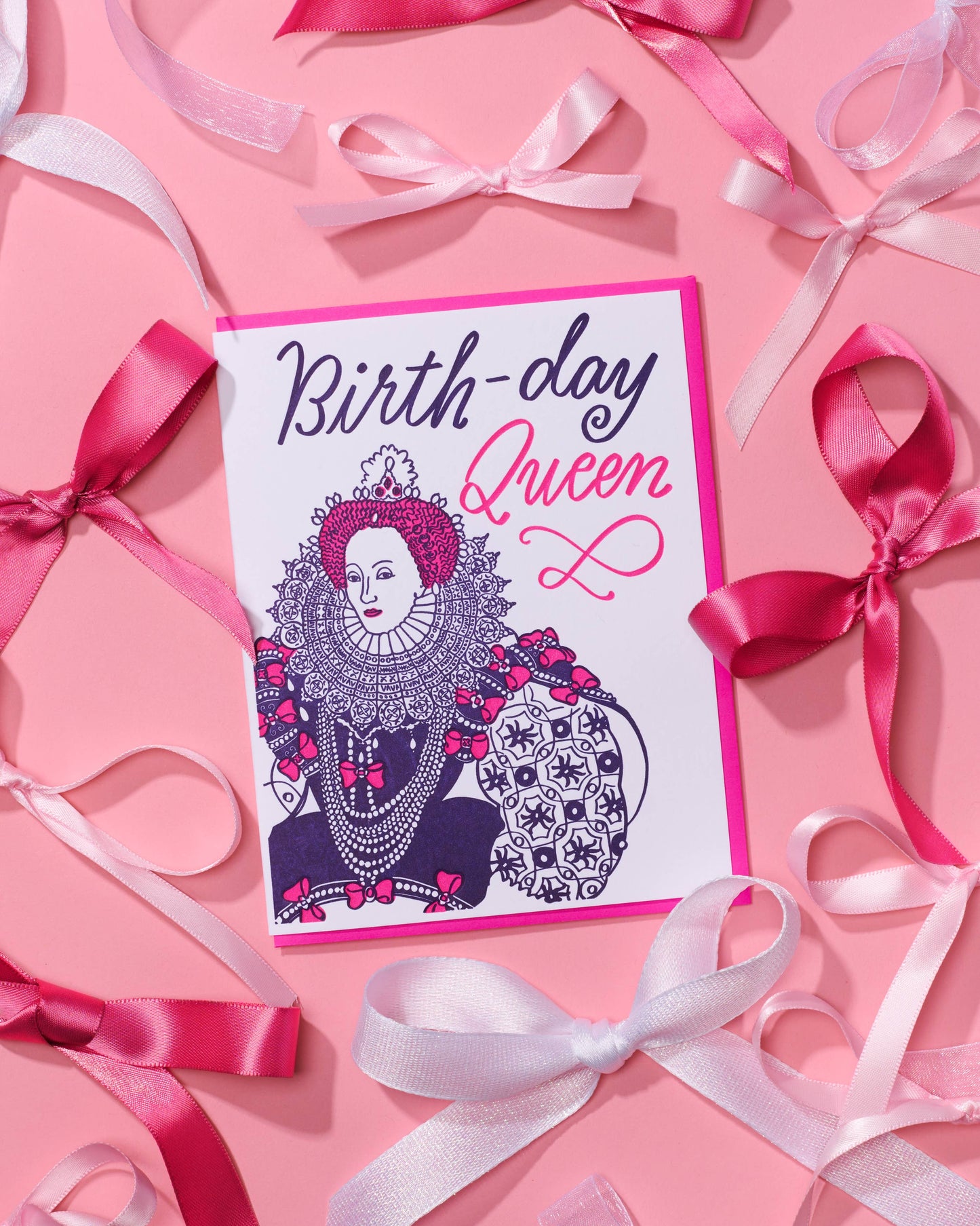 Birthday Queen Letterpress Card