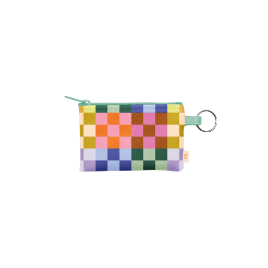 Bold Checker Key Ring