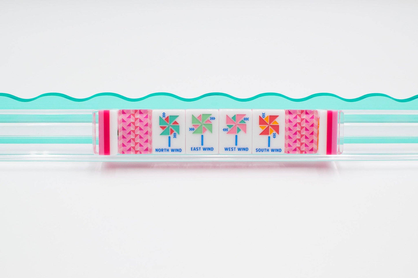 Crystal Prism Pink | Mahjong with Bold Angles and Vibrant Vibes |