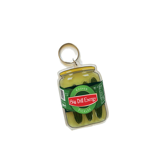 Kosher Dill Pickle Shaker Keychain