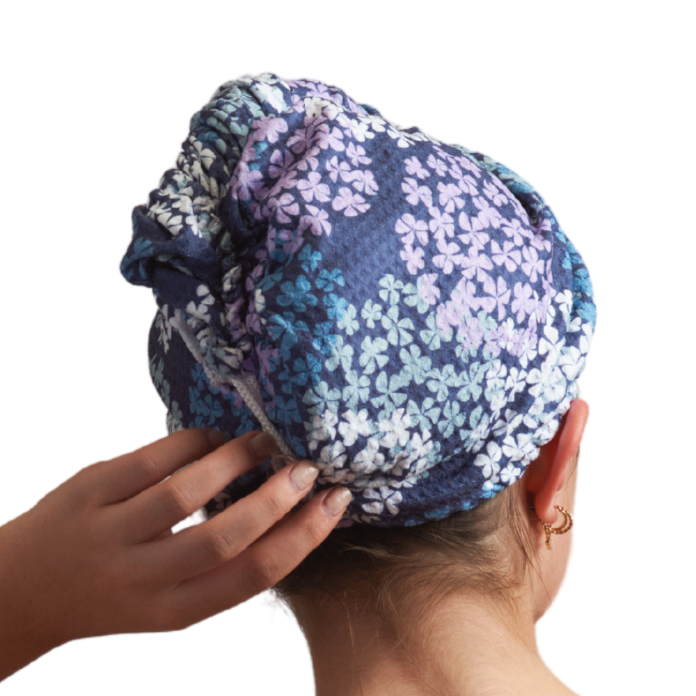Hydrangea Hair Towel Wrap